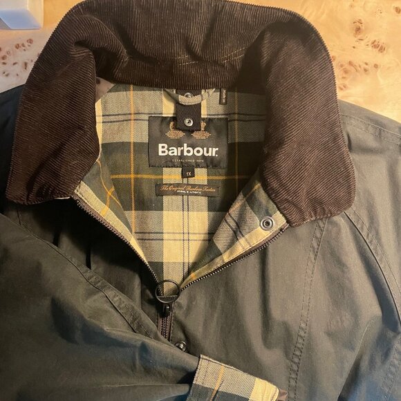 Barbour Beadnell Waxed Cotton Jacket 1X / US16-18 - Picture 7 of 10